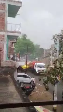 संदेश प्रखंड में आया आंधी तूफान ☠️
#sandesh #Mausam #Tuphan
