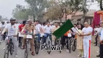 साइक्लोथॉन 2.0 यात्रा पलवल