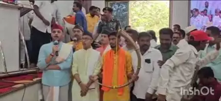 संगमेश्वर: देवरुख येथील खा. नारायण राणे यांच्या अभिष्टचिंतन सोहळ्याला ना. उदय सामंत, ना.नितेश राणे, आ. निलेश राणे यांची उपस्थिती