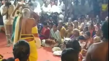 குஜிலியம்பாறை: இராமகிரி கல்யாண நரசிங்க பெருமாள் கோவிலில் பங்குனி உற்சவ திருக்கல்யாணம்