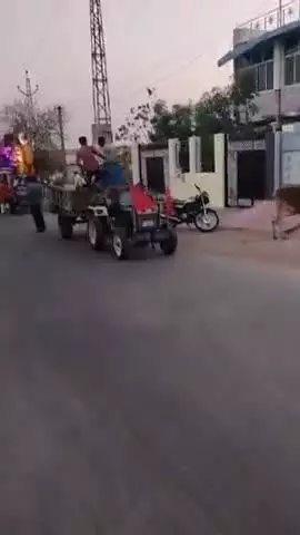 श्रीबालाजी ध्वजा जूलुस चारभुजा रावतभाटा