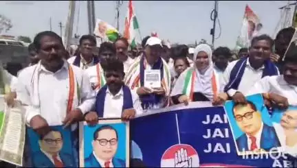 గీసుగొండ: కీర్తి నగర్ లో జై బాపు, జై భీమ్, జై సంవిధాన్ యాత్రలో పాల్గొన్న ఎమ్మెల్యే రేవూరి ప్రకాష్ రెడ్డి,