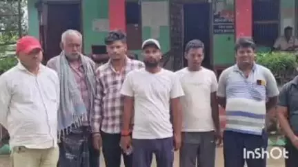 रुपौली: मोहनपुर थाना परिसर में गुंडा परेड का आयोजन किया गया