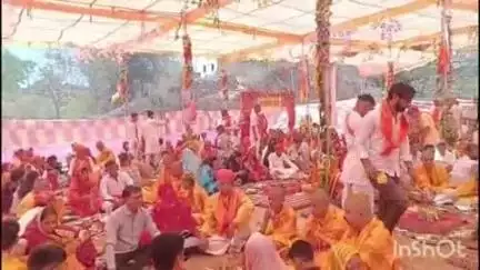 गढ़बोर: चारभुजा में पालीवाल ब्राह्मण महासभा का सामूहिक यज्ञोपवित संस्कार कार्यक्रम हुआ आयोजित, 162 लोगों ने धारण किया जनेऊ