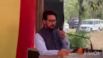 दादासिबा: पूर्व केंद्रीय मंत्री व सांसद अनुराग ठाकुर ने जंडौर में आयोजित जनसभा को संबोधित किया