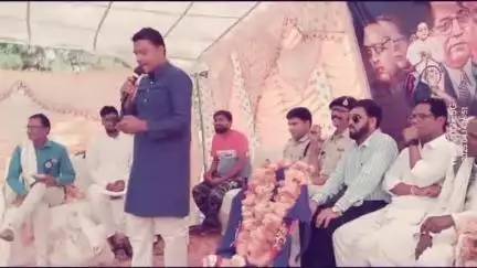 डॉ भीमराव अंबेडकर जी की जयंती  कार्यक्रम के दौरान #maksudangarh