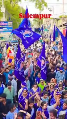 क्रांतिकारी अंबेडकर टीम सलेमपुर द्वारा बाबा साहब डॉ भीमराव अंबेडकर जी जयंती से पूर्व भव्य शोभायात्रा 13अप्रैल को सफल हुआ