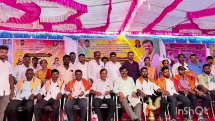 ಅಜ್ಜಂಪುರ: ಶಿವನಿ ಗ್ರಾಮದಲ್ಲಿ ಹೋಬಳಿ ಮಟ್ಟದ ಗ್ಯಾರಂಟಿ ಯೋಜನೆಗಳ ಅನುಷ್ಠಾನ ಶಿಬಿರ, ಶಾಸಕ ಶ್ರೀನಿವಾಸ್ ಭಾಗಿ