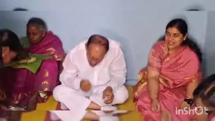 గీసుగొండ: మండల కేంద్రంలో సన్న బియ్యం లబ్ధిదారుడి ఇంట్లో భోజనం చేసిన ఎమ్మెల్యే రేవూరి ప్రకాశ్ రెడ్డి