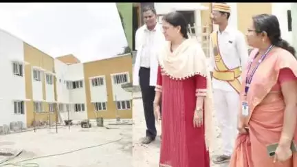 உத்திரமேரூர்: உத்திரமேரூர் அரசு பொது மருத்துவமனையில் புதிதாக கட்டப்பட்டு வரும் கூடுதல் கட்டிடத்தினை மாவட்ட ஆட்சியர் ஆய்வு