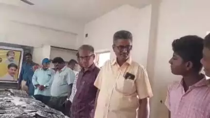 கந்தர்வகோட்டை: உலக மரபு நாளை முன்னிட்டு அரசு ஆண்கள் மேல்நிலைப் பள்ளியில் கல்வெட்டு கண்காட்சி நடைபெற்றது