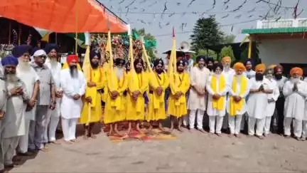 ਭਵਾਨੀਗੜ੍ਹ: ਗੁਰਦੁਆਰਾ ਨੌਵੀਂ ਪਾਤਸ਼ਾਹ ਭਵਾਨੀਗੜ੍ਹ ਵਿਖੇ ਸ਼੍ਰੀ ਗੁਰੂ ਤੇਗ ਬਹਾਦਰ ਜੀ ਦੇ ਪ੍ਰਕਾਸ਼ ਦਿਹਾੜੇ ਨੂੰ ਲੈ ਕੇ ਸਜਾਇਆ ਗਿਆ ਨਗਰ ਕੀਰਤਨ