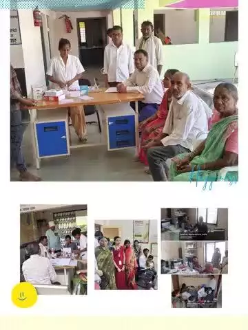 तालुका नायगाव येथे आरोग्य शिबिर