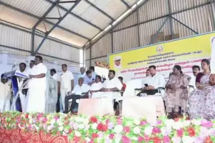 சிவகிரி: சங்கரன்கோவில் புதிய பேருந்து நிலையம் மற்றும் சங்கு புறம் ஊராட்சி ஆகிய பகுதிகளில் நடைபெற்ற விழாக்களில் அமைச்சர் பங்கேற்பு