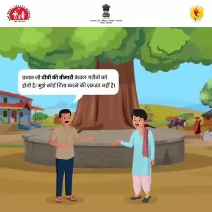 #TBMuktBharat | तथ्यों को जानकर मिथकों से बनाएँ दूरी!

टीबी के लक्षण दिखने पर बिना झिझक और बिना देर किए नज़दीकी सरकारी अस्पताल में जाकर निःशुल्क जाँच करवाएँ। जानकर बनें और अपने आस-पास के लोगों को भी जागरूक करें।