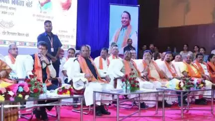 शहीद स्मारक भवन में लौह शिल्पकार विकास बोर्ड के नवनियुक्त अध्यक्ष श्री प्रफुल्ल विश्वकर्मा जी का पदभार ग्रहण समारोह
