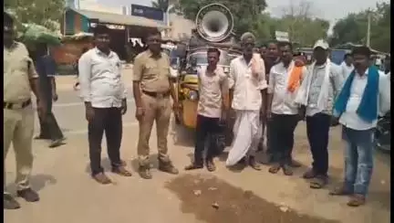 మద్నూర్: దొంగతనాలపై మద్నూర్ ప్రజలను అప్రమత్తం చేసిన పోలీసులు