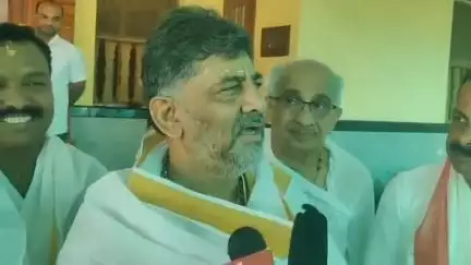 ಬೆಳ್ತಂಗಡಿ: ನಾವು ಧರ್ಮವನ್ನು ಕಾಪಾಡಬೇಕು: ಧರ್ಮಸ್ಥಳದಲ್ಲಿ ಡಿಸಿಎಂ ಡಿ.ಕೆ. ಶಿವಕುಮಾರ್