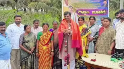 ಅಜ್ಜಂಪುರ: ಅರಬಲ ಗ್ರಾಮದಲ್ಲಿ ರಸ್ತೆ ಕಾಮಗಾರಿಗೆ ಶಾಸಕ ಶ್ರೀನಿವಾಸ್ ಭೂಮಿ ಪೂಜೆ