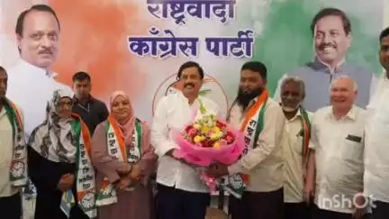 पेण: सुतारवाडी येथे मांजरवणे सरपंच, सदस्य यांचा राष्ट्रवादी काँग्रेस अजित पवार गटात प्रवेश