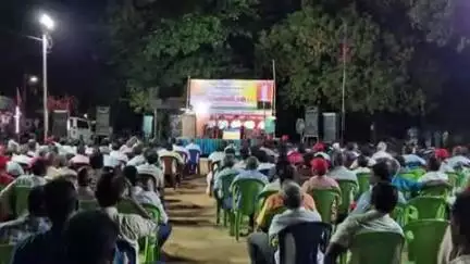 குறிஞ்சிப்பாடி: நெய்வேலி எட்டு ரோட்டில் CITU பொதுக்கூட்டத்தில், சு.வெங்கடேசன் MP பங்கேற்பு