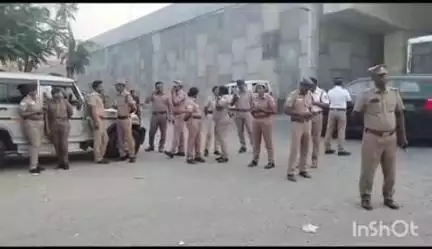 ஆலத்தூர்: பாடாலூரில் போலீசாரை கண்டித்து இந்து முன்னணியினர் கண்டன ஆர்ப்பாட்டம்