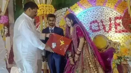 देसरी: जदयू प्रदेश अध्यक्ष उमेश सिंह कुशवाहा देसरी के गाजीपुर में वर-वधू स्वागत समारोह में हुए शामिल