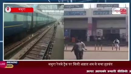 मथुरा रेलवे लाइन पर मिला अज्ञात व्यक्ति का शव, इलाके में मची सनसनी
#मथुरा #रेलवे #लाइन #व्यक्ति #शव