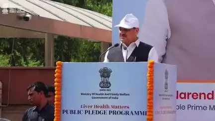 #LiverHealth | Your liver can heal—if you help it!

Commemorating the World Liver Day, Union Health Minister Shri Jagat Prakash Nadda led the Liver Health Pledge at Nirman Bhawan, New Delhi, underlining the liver’s crucial role and how many