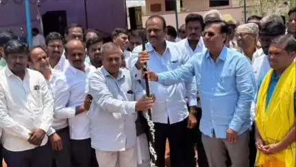 ಕುಕನೂರ: ಎನ್.ಎಚ್ಓ  ಅಡಿಯಲ್ಲಿ ಕರ್ನಾಟಕ ರಾಜ್ಯದ ರಾಷ್ಟ್ರೀಯ ಹೆದ್ದಾರಿ -367 ಬಾನಾಪುರದಲ್ಲಿ  ಬೈಪಾಸ್ ರಸ್ತೆಯ ಭೂಮಿಪೂಜೆ