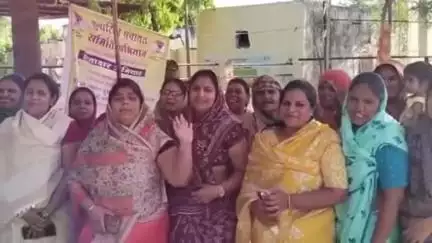 कुंवरिया: कुंवारिया में पंचायत समिति की मांग को लेकर आंदोलन जारी, महिलाओं ने नवकार मंत्र का जाप कर कीया प्रदर्शन #jansamasya