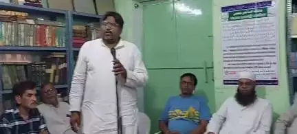 पहलगाम हमले हुए शहीदों के लिये श्रद्धाजंलि सभा 
आंखों में नमी और मन दुःखी है औऱ सत्ताधारी भाजपा से निवेदन है की इस मुद्दे पर देश में राजनीति न करें - इसमें अपनी घटिया राजनीति लाना मतलब शहीदों का अपमान !
#PahalgamTerroristattack