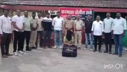 करमाळा: कुंभेज फाटा पोफळज येथे २ लाख ५८ हजार २५० रुपयांचा अवैध गांजा जप्त, पोलीस निरीक्षक रणजीत माने यांची माहिती