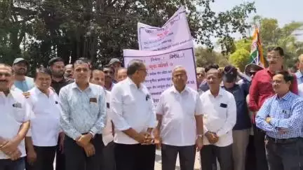 आंबेगाव: जैन समाजाच्या वतीने घोडेगाव येथे मूक मोर्चा