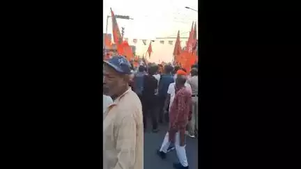 খেজুরি ১: জম্মু কাশ্মীরে পর্যটকদের উপর জঙ্গিহামলার ও হত্যার  প্রতিবাদে আজ হেঁড়িয়ায় বিক্ষোভ মিছিল করলো বজরঙ্গ দল