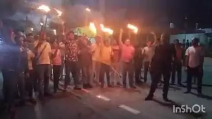 बसिया: बसिया में पहलगाम हमले के विरोध में विश्व हिंदू परिषद ने निकाला मशाल जुलूस