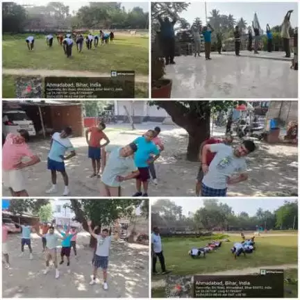 पुलिस अधीक्षक, कटिहार के निर्देशानुसार पुलिसकर्मियों, पदाधिकारियों के शारीरिक, मानसिक स्वास्थ्य एवं अनुशासन के दृष्टिकोण से आज दिनांक-25.04.25 को विभिन्न थाना परिसर में पी०टी० का आयोजन किया गया।