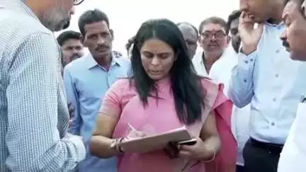 బెజ్జంకి: తోటపల్లిలో గురుకుల వ్యవసాయ కళాశాల ఏర్పాటు కోసం స్థలాన్ని పరిశీలించిన గురుకుల విద్యాసంస్థల కార్యదర్శి, కలెక్టర్
