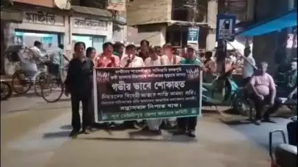 দেশপ্রাণ: কাশ্মীরের পেহেলগাঁও নিরীহ পর্যটকদের উপর সন্ত্রাসবাদী হামলার প্রতিবাদে আজ মোমবাতি মিছিল করলো কংগ্রেস,উপস্থিত জেলা সভাপতি