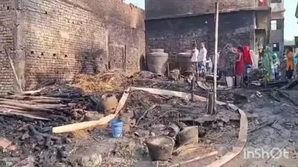 पलासी: अररिया पलासी के हाटगांव में भीषण अग्निकांड में आधे दर्जन घर जल गए, एक दर्जन मवेशी भी झुलसे