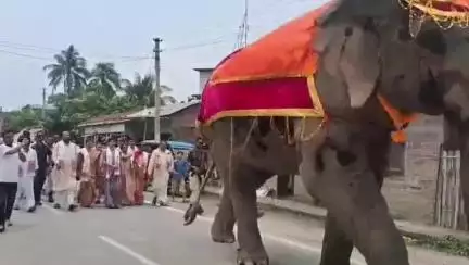 চাৰিদুৱাৰ: সোণালী জয়ন্তী গৰকা জামুগুৰিহাটৰ ডেকাসুন্দৰ বিহুমেলাৰ লগত সংগতি ৰাখি জামুগুৰিহাটত উলিয়ালে সাংস্কৃতিক শোভাযাত্ৰা