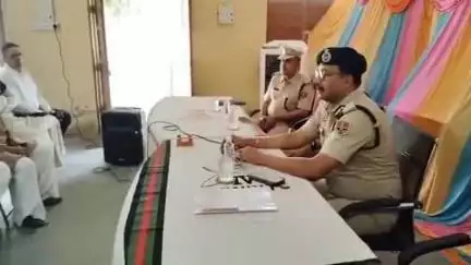 धनाऊ: जोधपुर रेंज के आईजी ने धनाऊ पुलिस थाने में सीएलजी बैठक का आयोजन किया, शांति व्यवस्था बनाए रखने की अपील की