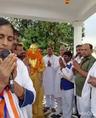 पांडू: कुटमू मोड़ पर डॉ. भीमराव अंबेडकर की प्रतिमा का किया गया अनावरण