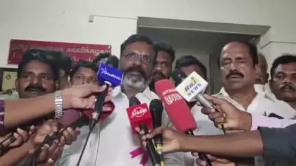 கிண்டி: விஜயை அவரது ரசிகர்கள் நடிகராகவே பார்க்கிறார்கள் - நூற்றாண்டு நூலக வளாகத்தில் திருமா விமர்சனம்