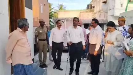 குன்றத்தூர்: மணிமங்கலம் ஊராட்சியில் கலைஞர் கனவு இல்லம் கட்டப்பட்டு வரும் குடியிருப்புகளை மத்திய ஊரக வளர்ச்சித் துறை செயலாளர் ஆய்வு