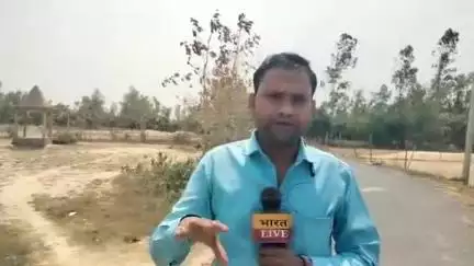 सीतापुर: खैराबाद के जैनपुर ग्राम पंचायत में अमृत वाटिका अपनी दुर्दशा पर रो रहा है निर्माण 2023 व2024 में कराया गयाथा#jansamasaya