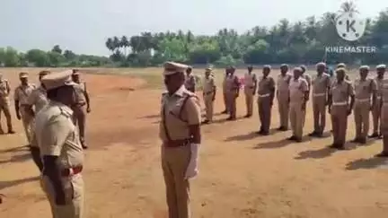 புகளூர்: வேட்டமங்கலம் தனியார் கல்லூரியில் 141 வது தீயணைப் போர் பயிற்சி துவக்க விழா