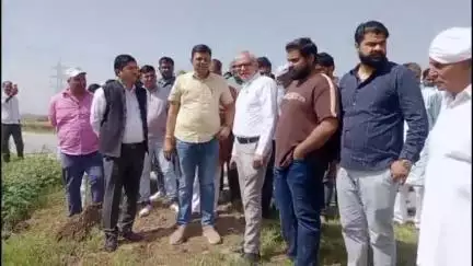 रादौर: रादौर के करतारपुर में पानी निकासी को लेकर ग्रामीण और पंचायत आमने-सामने#jansamshya