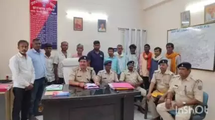 बिशुनपुरा: श्री बंशीधर नगर अनुमंडल क्षेत्र के सात थानों से 21 वारंटी गिरफ्तार