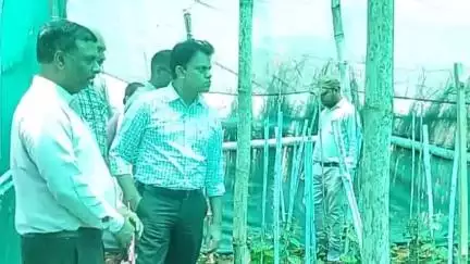 छुईखदान में कलेक्टर इन्द्रजीत सिंह चन्द्रवाल ने कृषि महाविद्यालय का शैक्षणिक स्तर परखा